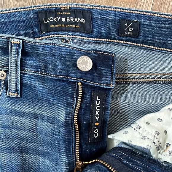 Lucky Brand Jeans size 4/27 Ankle model Ava Skinny Style 7WD10833 RN 80318 - Picture 4 of 12
